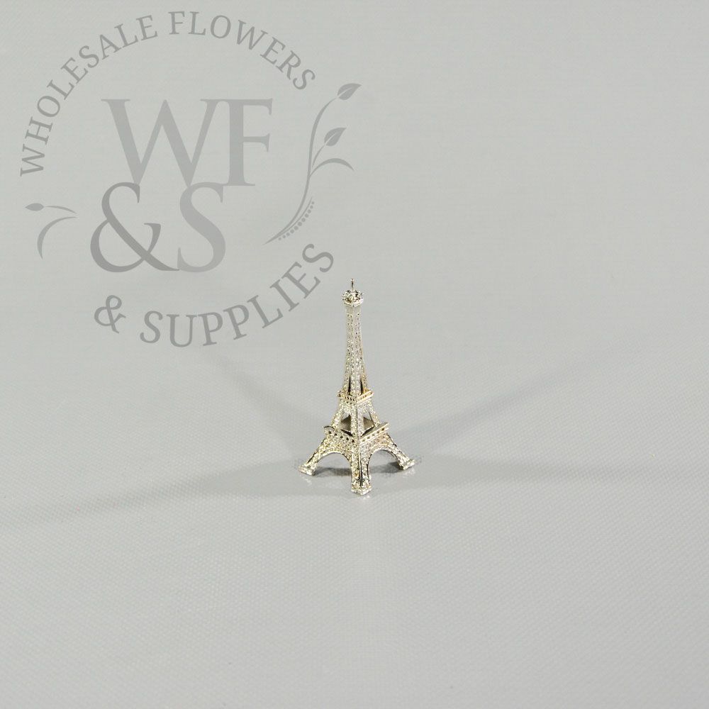 Mini Metal Eiffel Towers Silver - 3"