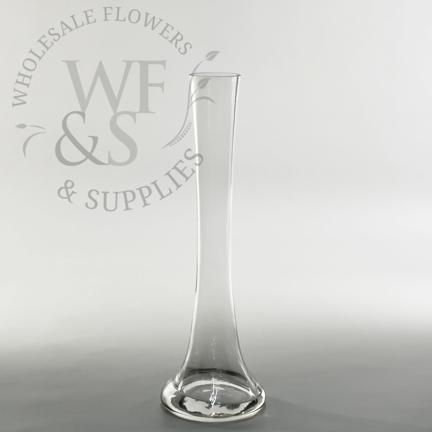Mini Glass Bud Tower Vase 12 inches Tall