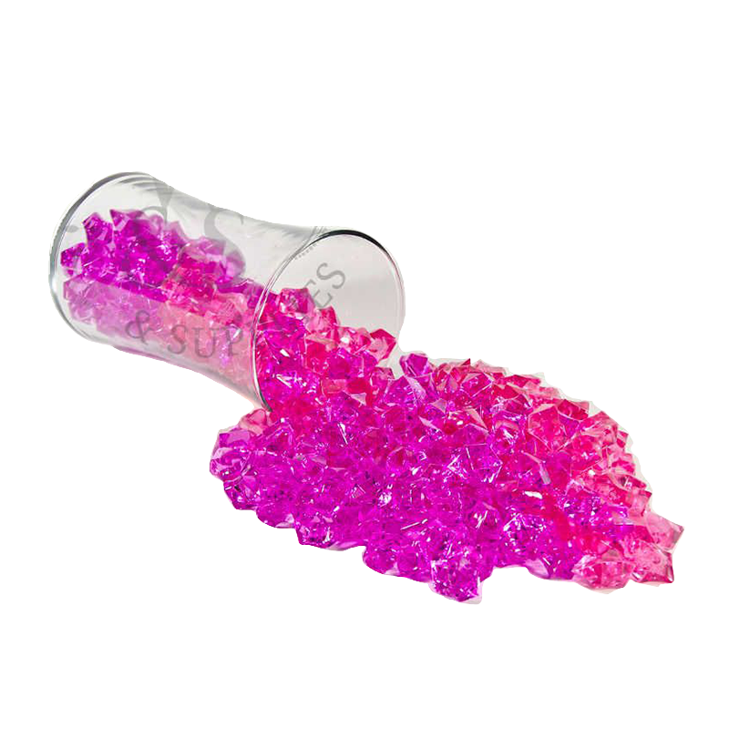 Fuchsia Acrylic Ice Crystals