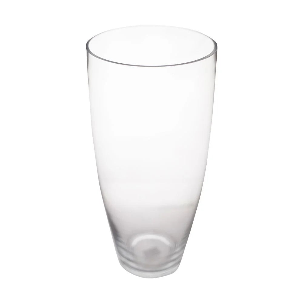 15" Glass Tapered Vase