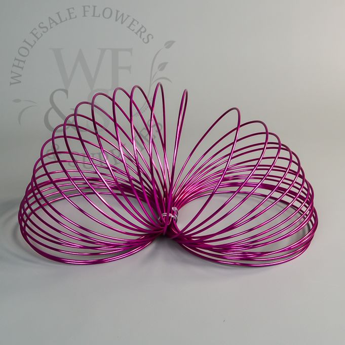 Aluminum Deco Wire Fuchsia