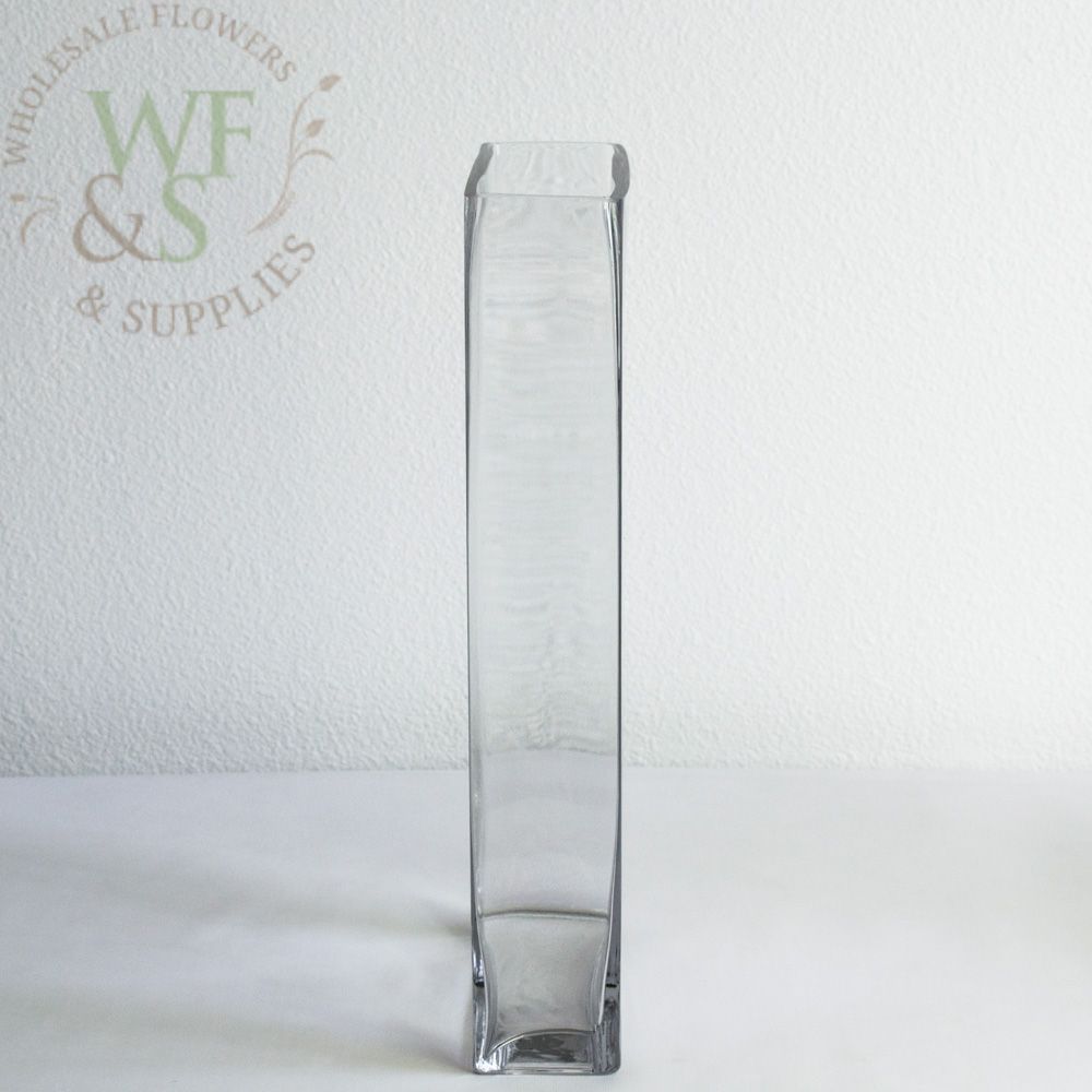 18" Tall Thin Rectangle Vase