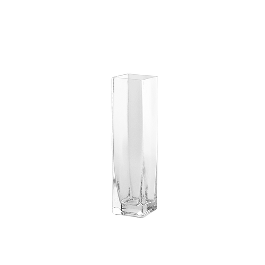 Square Glass Bud Vase 7.8 x 2 x 2