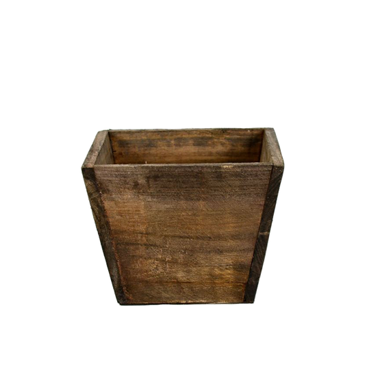 Square Wooden Flower box planter - Dark Brown