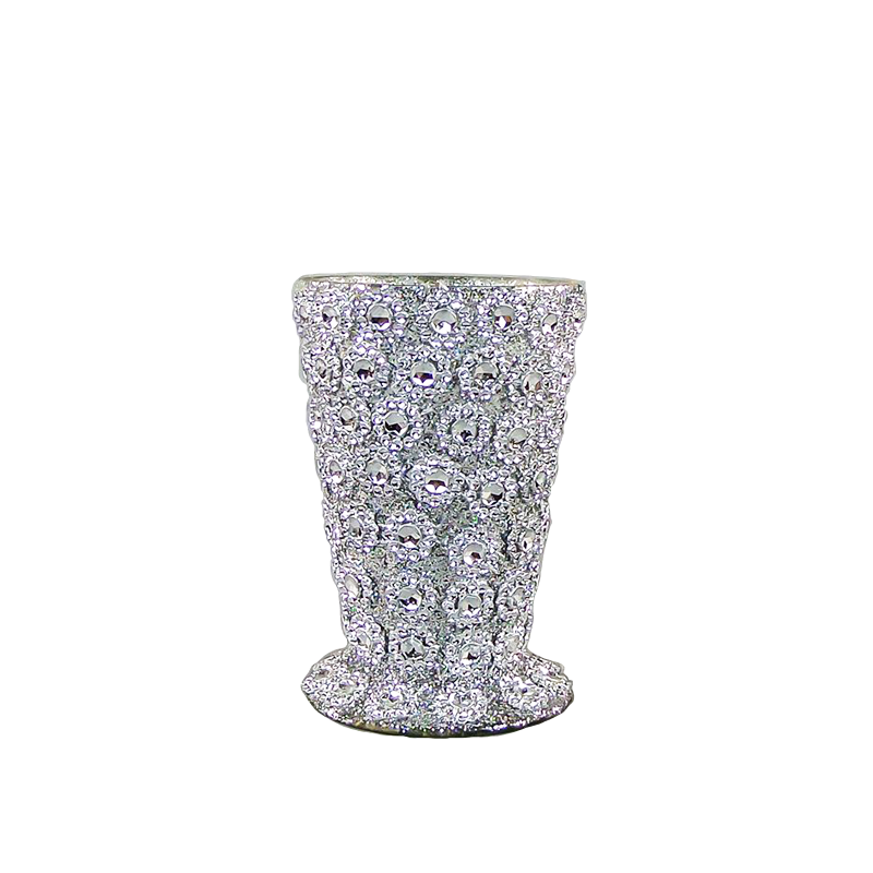 Mini Diamond Glitter Pilsner Vases Small