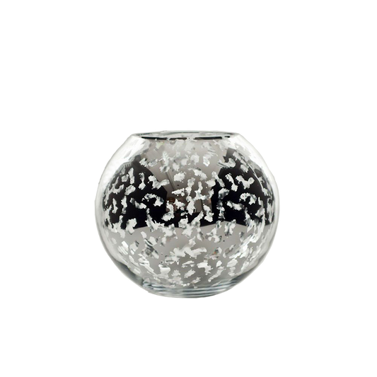 Mercury Glass Sphere Vase