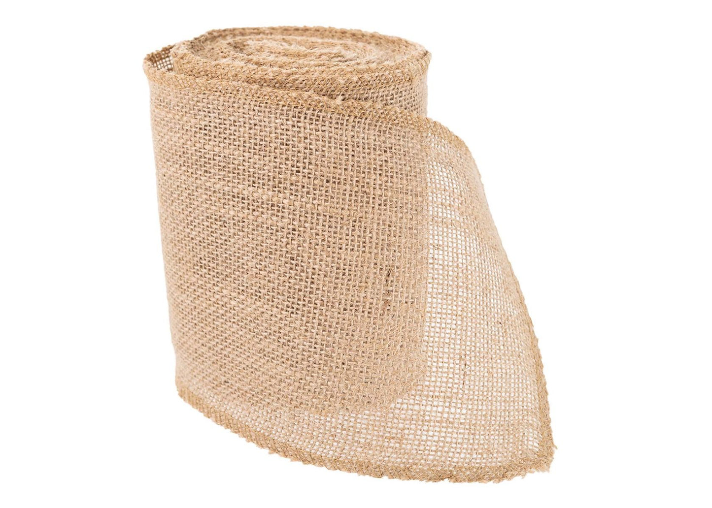 Natural Burlap Ribbon - 6"x10yds