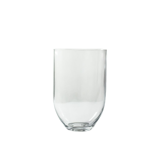 Oval Pill Glass Vase 8" Tall