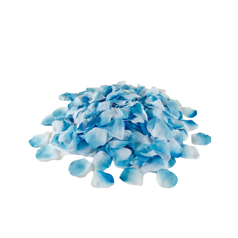 Silk Rose Petals, Bag Light Blue