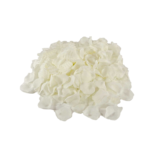 Silk Rose Petals, Bag White