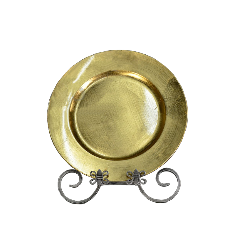 Round Charger Plate Gold for wedding events