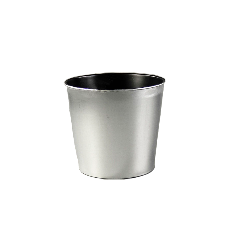 Silver Recycled Plastic Pot