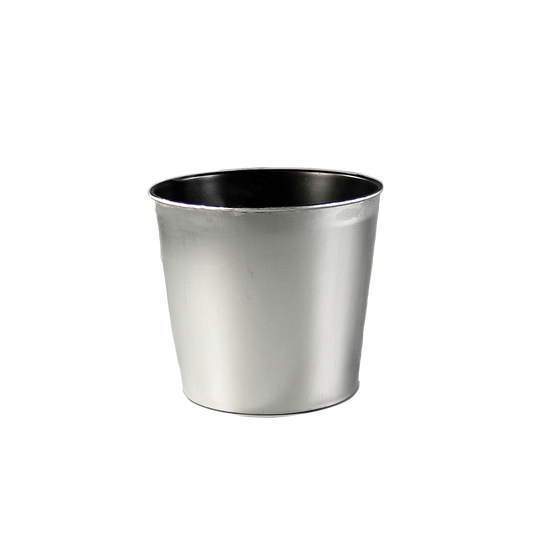 Silver Recycled Plastic Pot