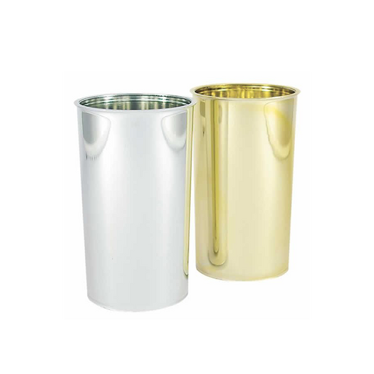 Plastic Cylinders in Gold 7"