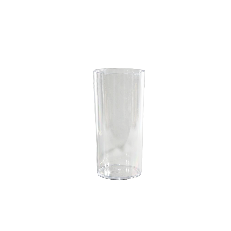 Plastic Cylinder Vase (Clear) 5" x 10"