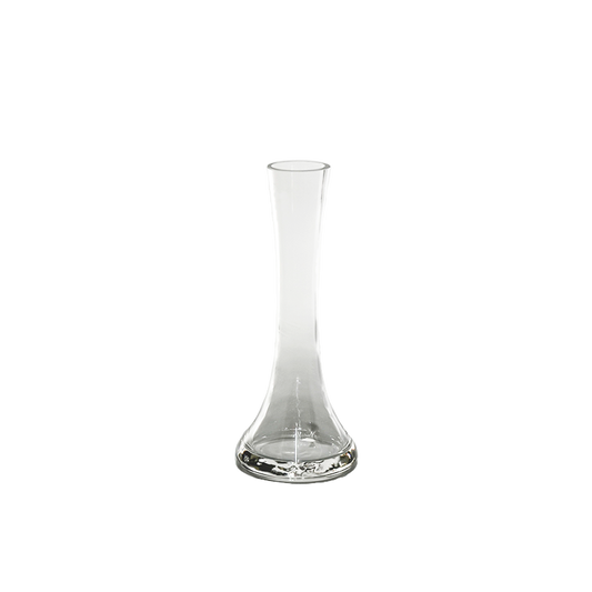 Short Glass Tower Bud Vase 8"