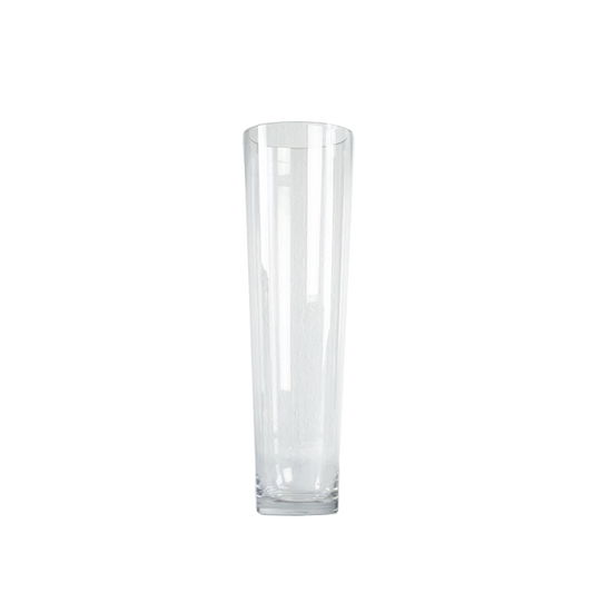 Tapered Cylinder Glass Vase 15.8" Tall