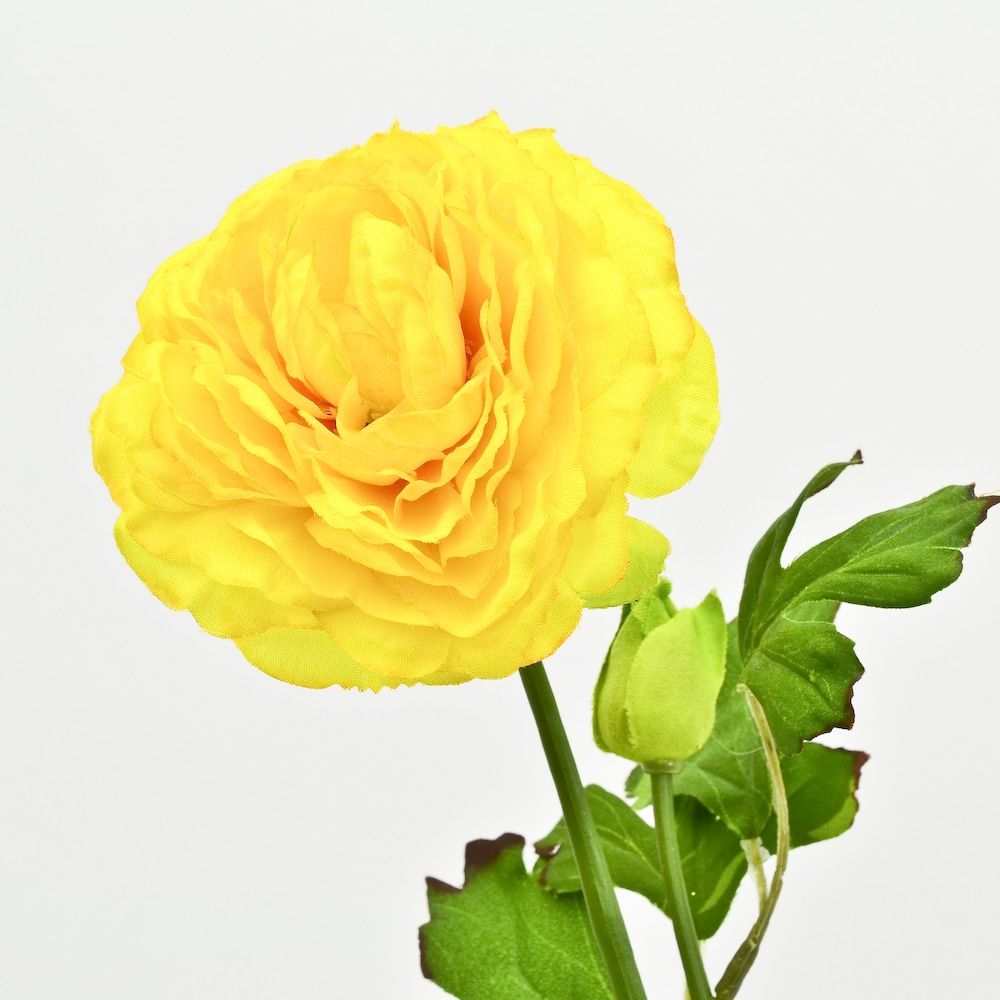 Synthetic Ranunculus Spray - Yellow