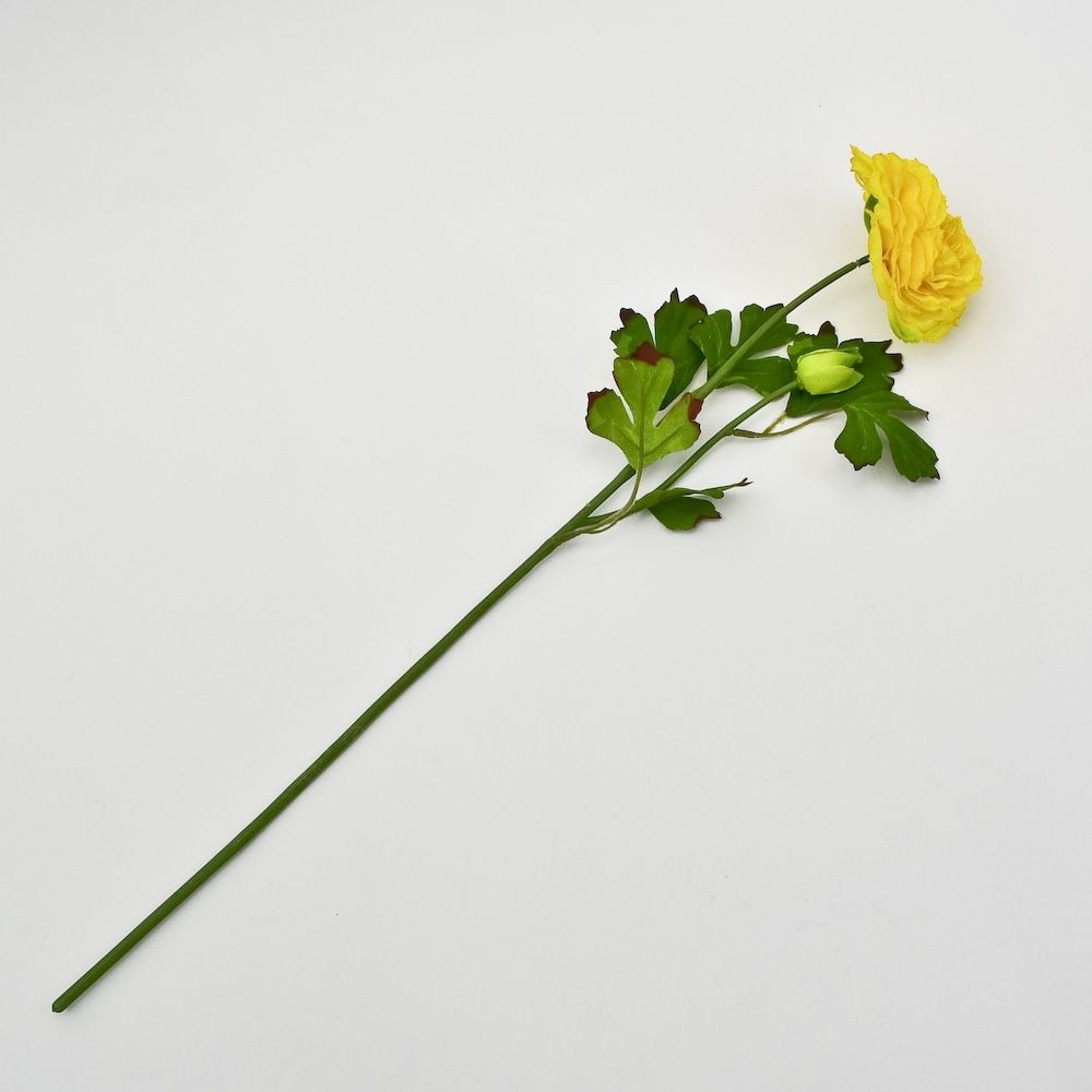 Synthetic Ranunculus Spray - Yellow