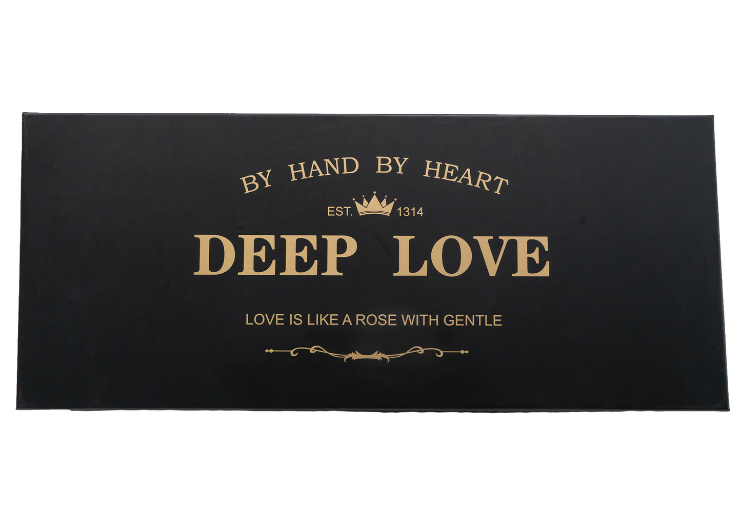 Deep love Flower box "I love you" - Black