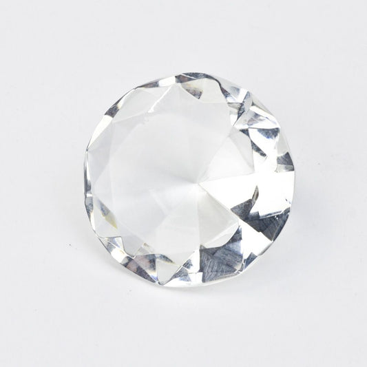 Diamond Cut Glass Gems - Pack of 12