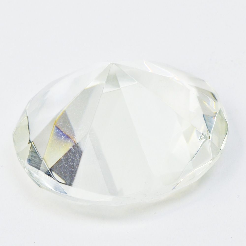 Diamond Cut Glass Gems - Pack of 12