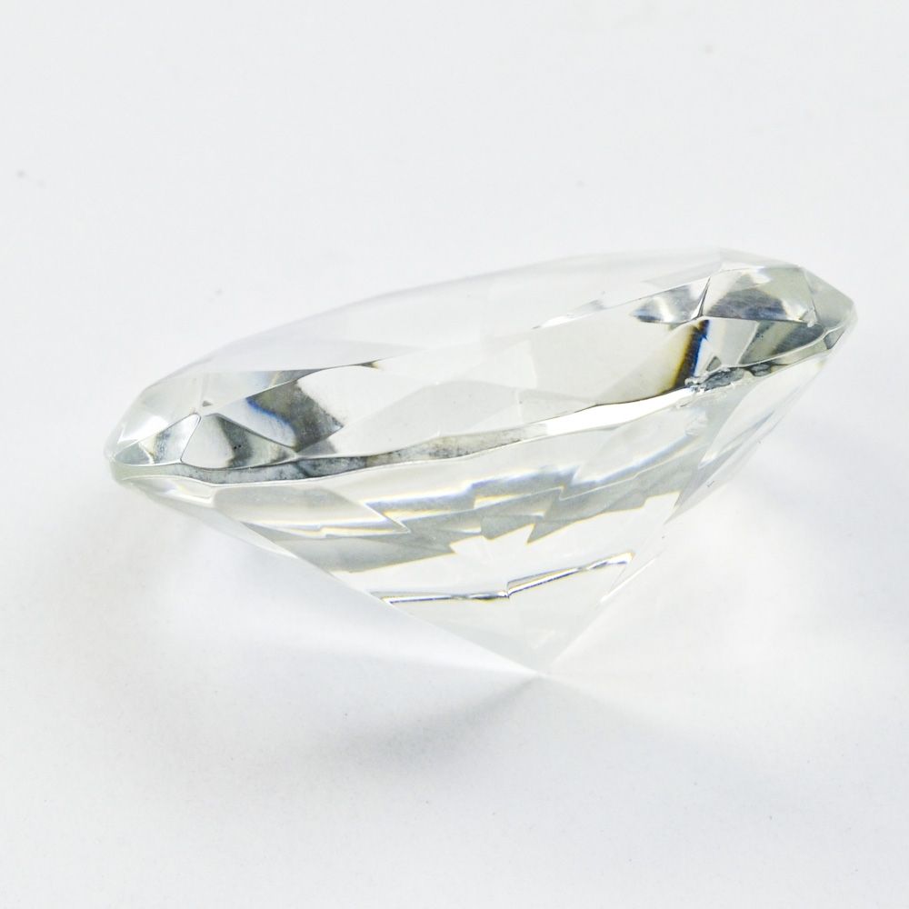 Diamond Cut Glass Gems - Pack of 12