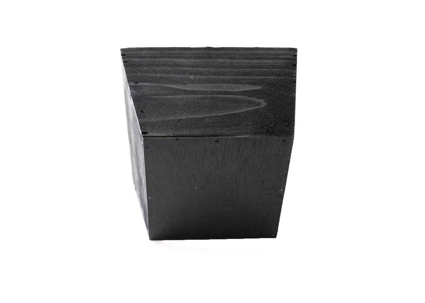 4" Wooden Box Planter - Black