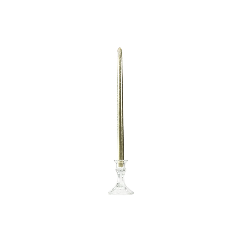 14½" Taper Candles Gold