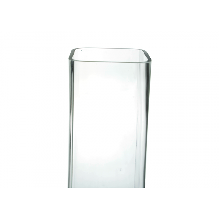 20" x 5" - Square Tall Glass Vase