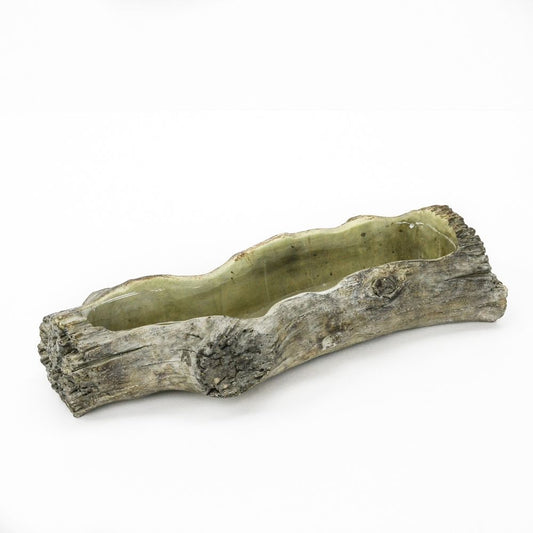 14 inch Ceramic "Driftwood" Planter