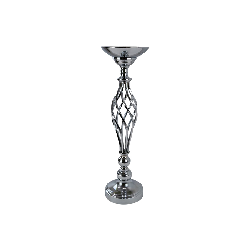 20.5" Twisted Metal Candle Holder