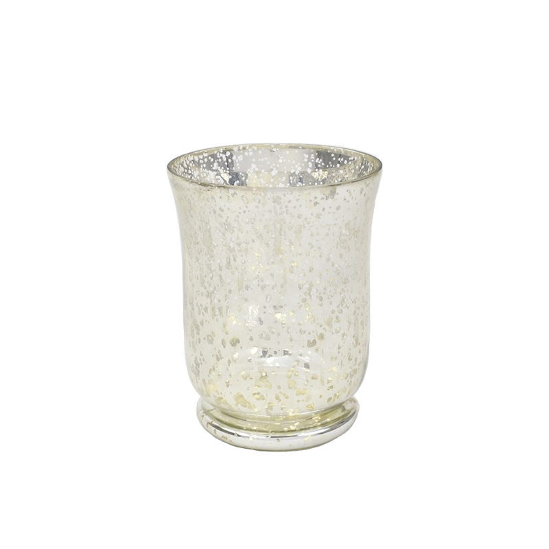 Antique style Mercury Glass Garden Vase