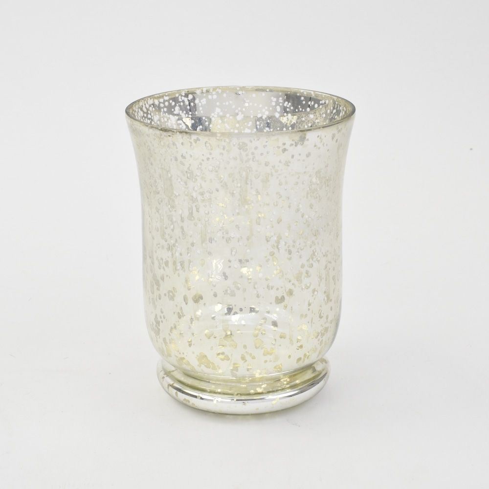 Antique style Mercury Glass Garden Vase