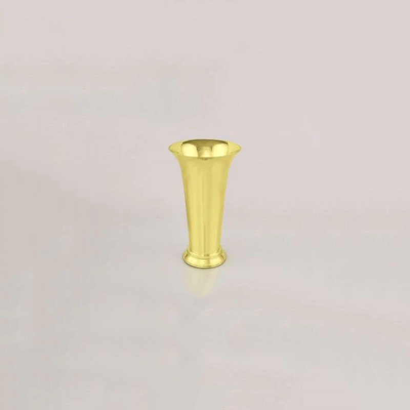 Gold Trumpet Vase