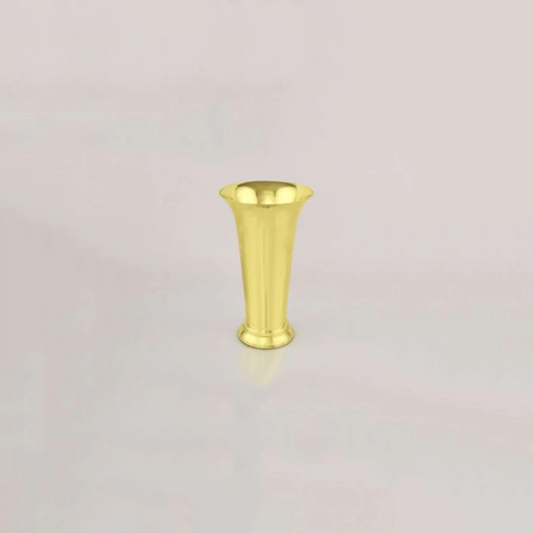 Gold Trumpet Vase