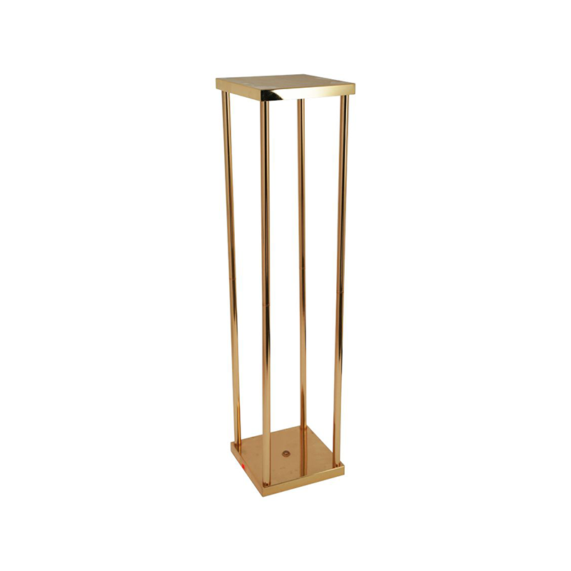 42" Harlow Metal Pillar - Gold