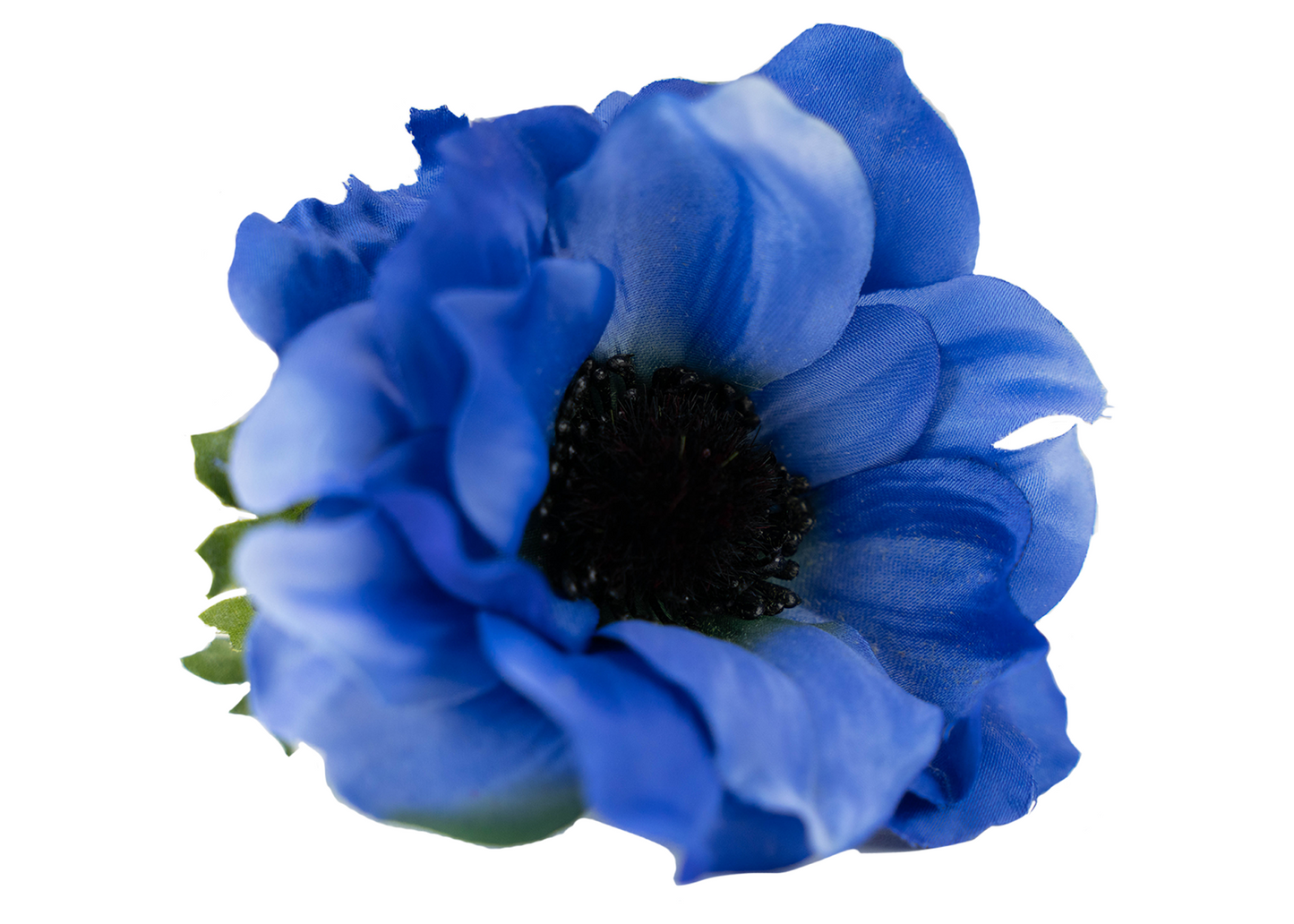 Anemone Spray Stem Blue 15"