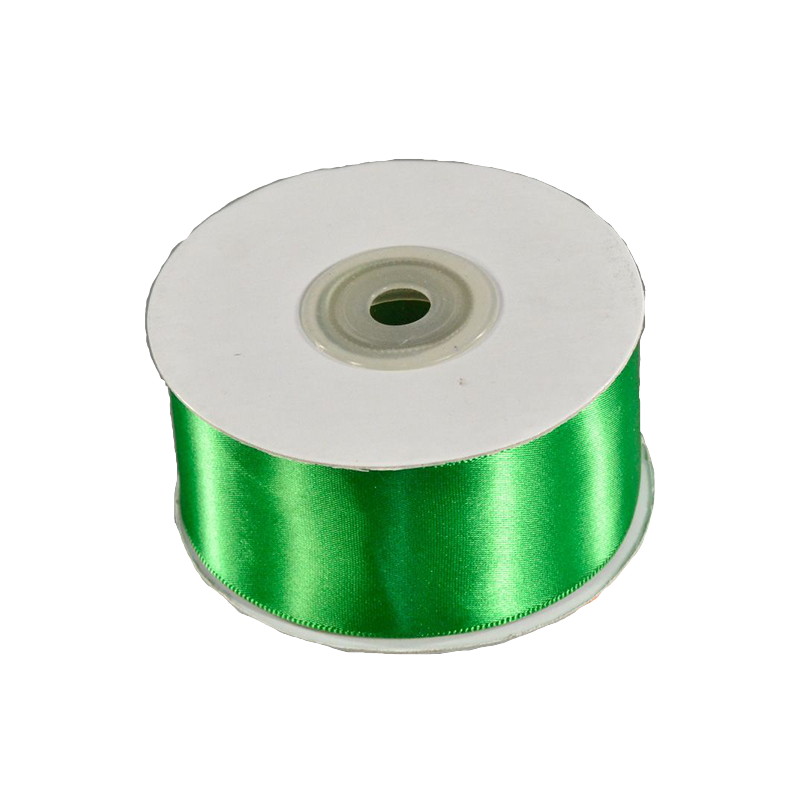 Single Face Poly-Satin Ribbon 1.5" Emerald