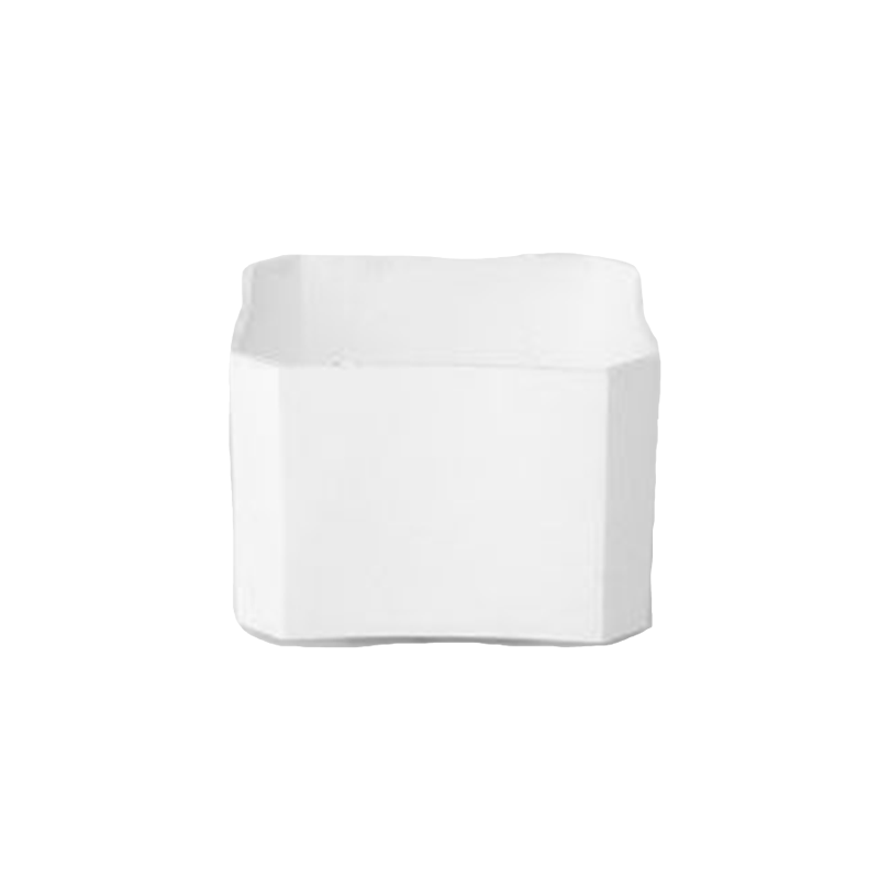 3.5" Plastic Centerpiece Planters in White