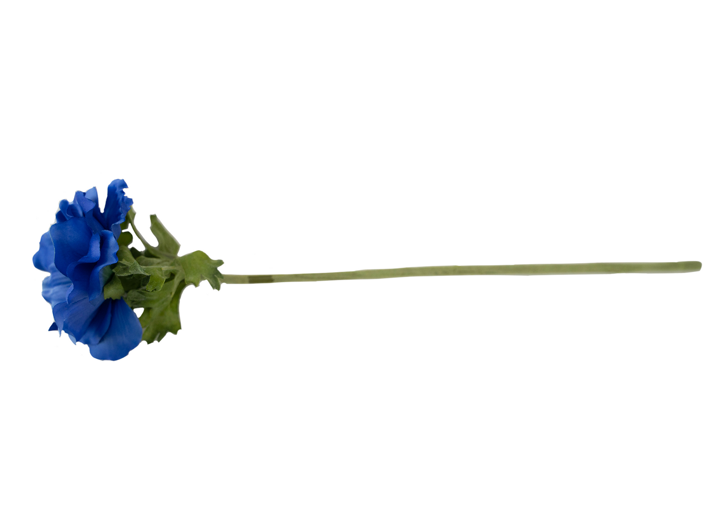 Anemone Spray Stem Blue 15"