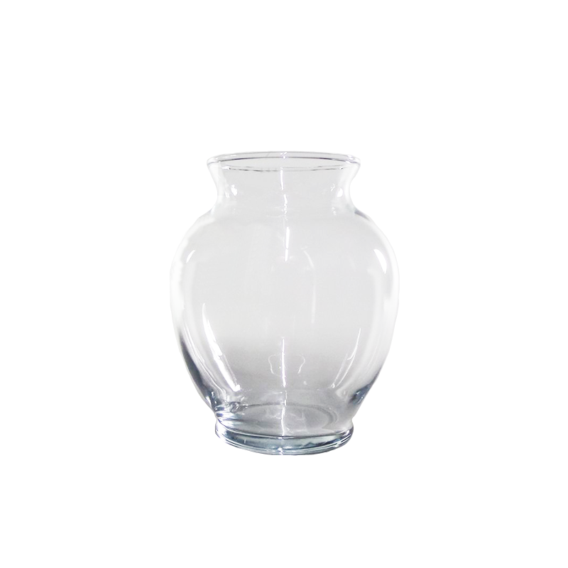 Glass Ginger Vase 6¼" Tall