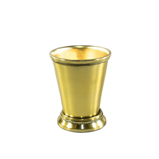 4.4" Gold Aluminum Mint Julep Cup
