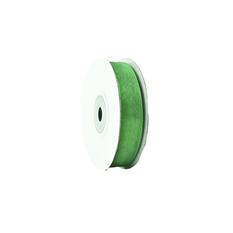 5/8" Nylon Organza Ribbon Emerald Green