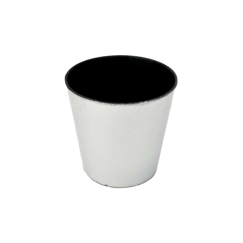 5 inch Recycled Plastic Pot - Silver