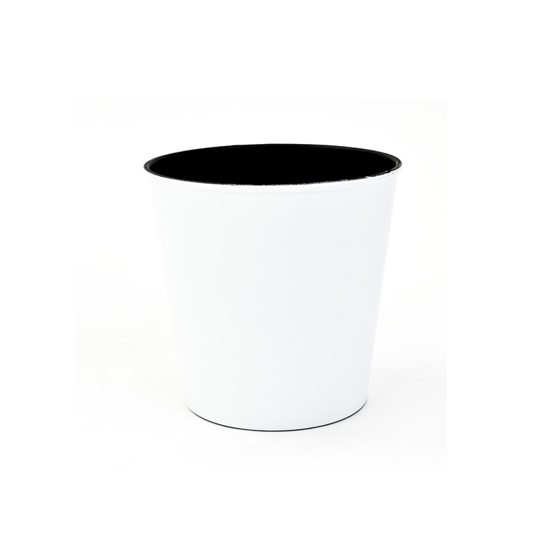 5 inch Recycled Plastic Pot - White