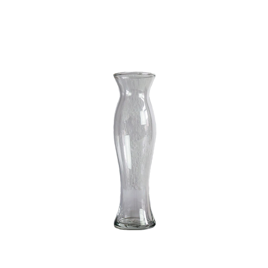 9" Tall Glass Tropical Vase