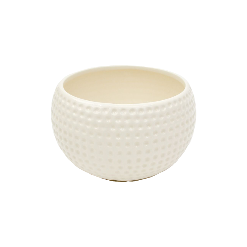 5" x 3.5" Golf Ball Round Ceramic Vase