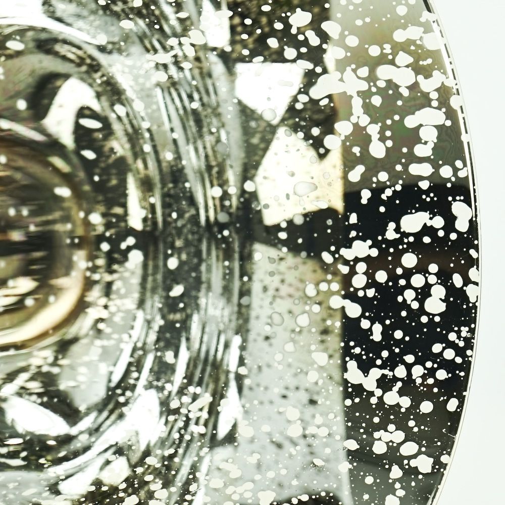 Gold Mercury Glass Vase / Candle Holder - 12"