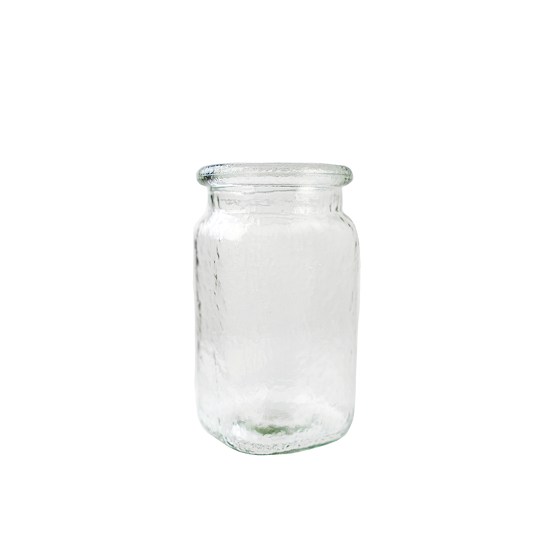 6 1/2" Hammered jar crystal